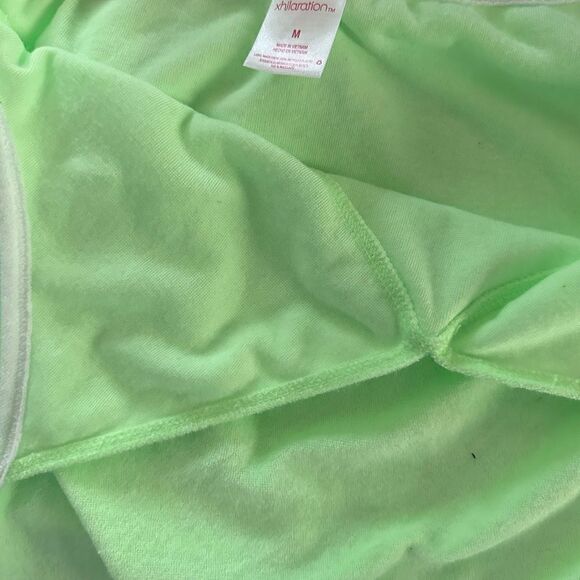 Xhilaration Junior Girls Neon Green Terry Halter Cover Up Dress Small or M NWT - Picture 4 of 4